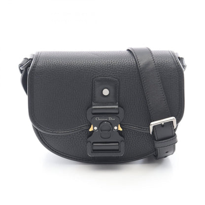 Dior Shoulder Bag Gallop Black Leather