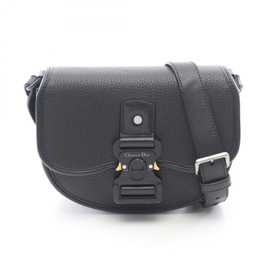 Dior Shoulder Bag Gallop Black Leather