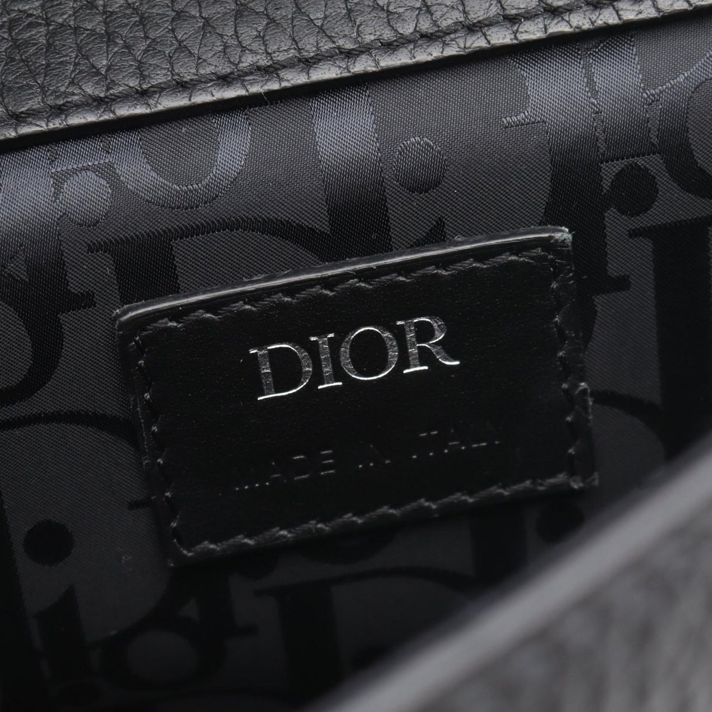 Dior Shoulder Bag Gallop Black Leather — view 4