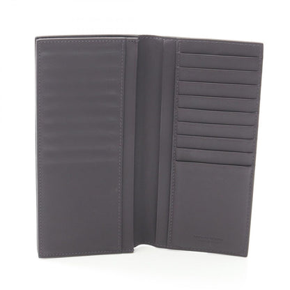 Bottega Veneta Billfold Intrecciato Brown Leather Long Wallet — view 3