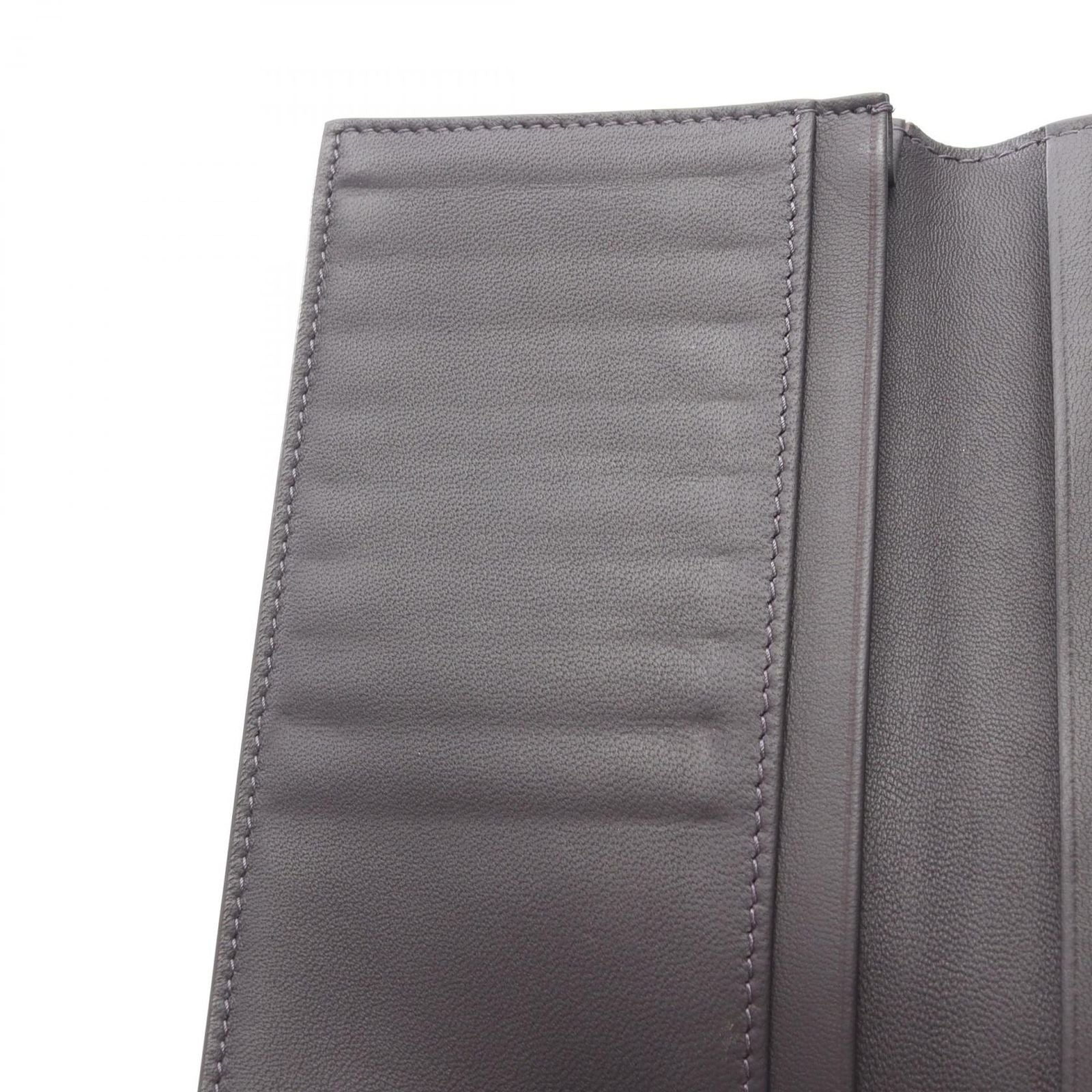 Bottega Veneta Billfold Intrecciato Brown Leather Long Wallet — view 7