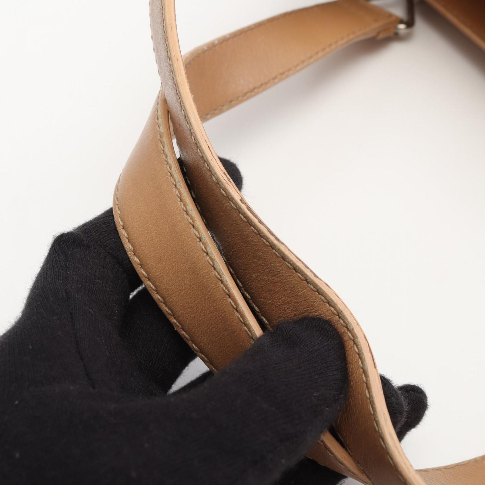 Dior Handbag Trotter Brown Canvas Leather — view 9