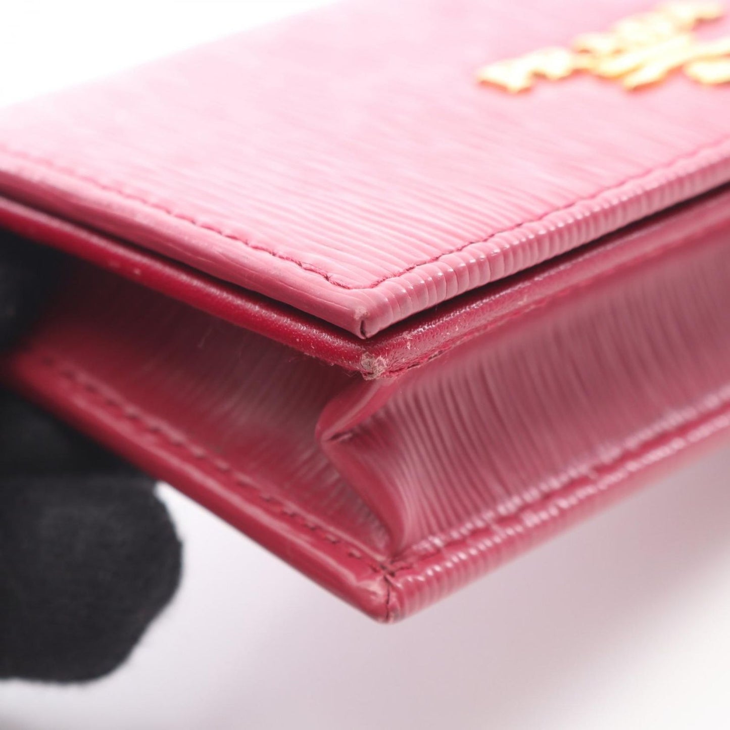 Prada Card Case Rose Leather — view 6
