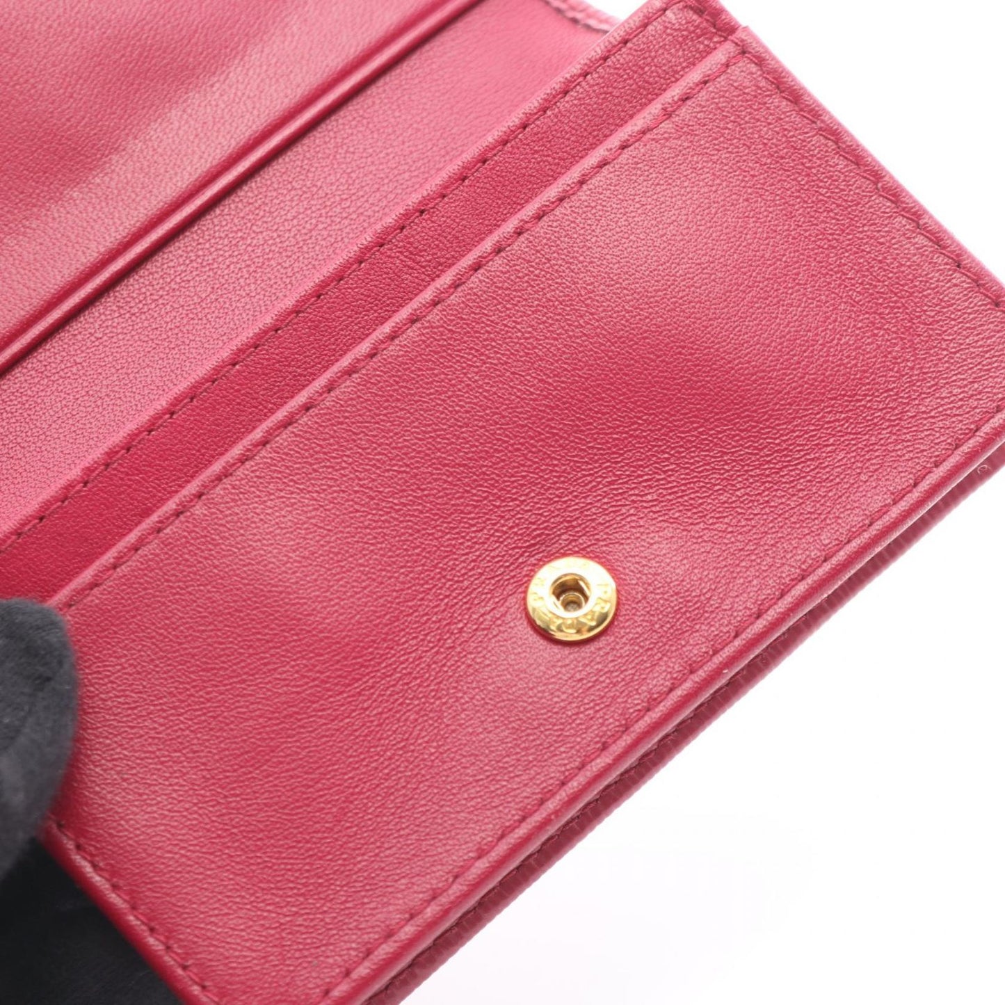 Prada Card Case Rose Leather — view 8