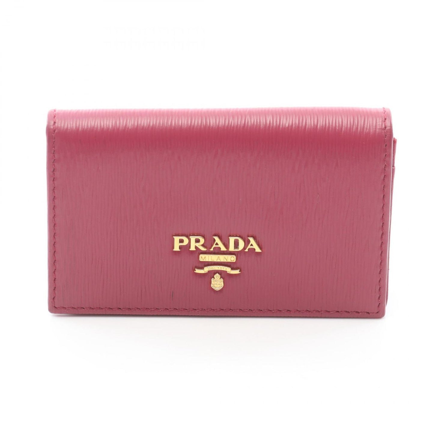 Prada Card Case Rose Leather