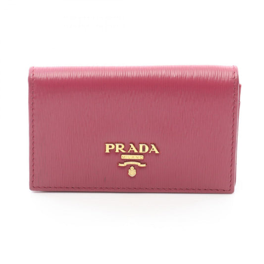 Prada Card Case Rose Leather
