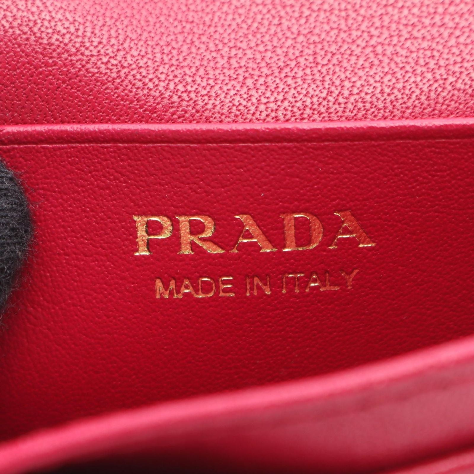 Prada Card Case Rose Leather — view 4