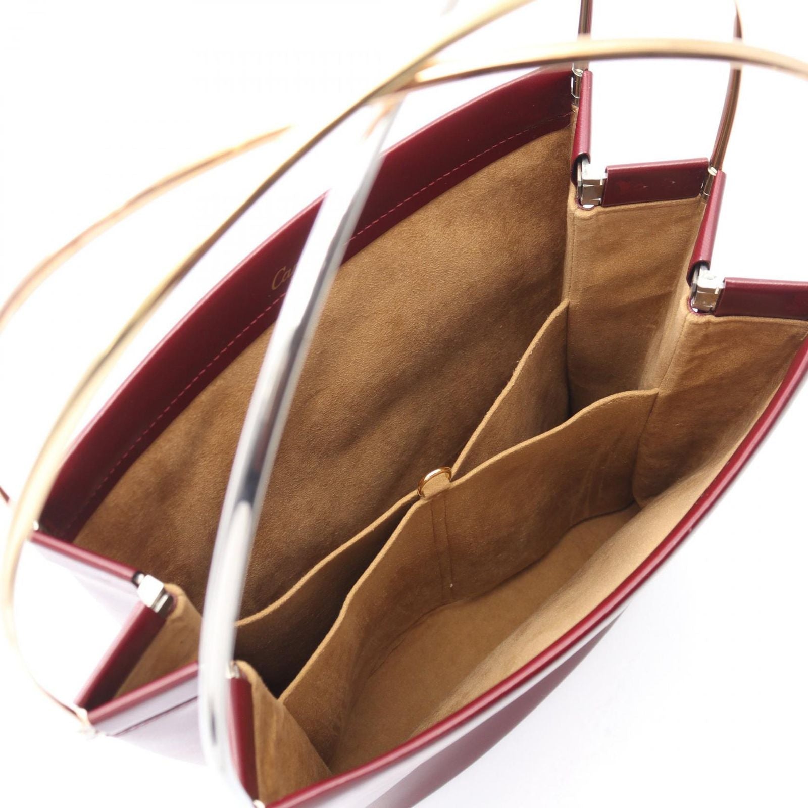 Cartier Handbag Trinity Bordeaux Leather — view 3