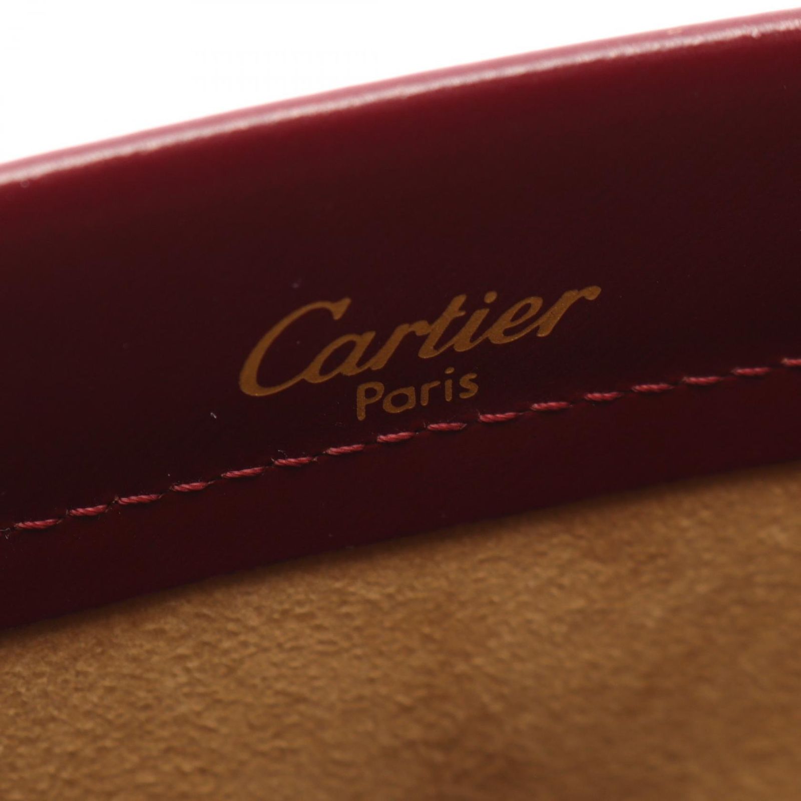 Cartier Handbag Trinity Bordeaux Leather — view 4