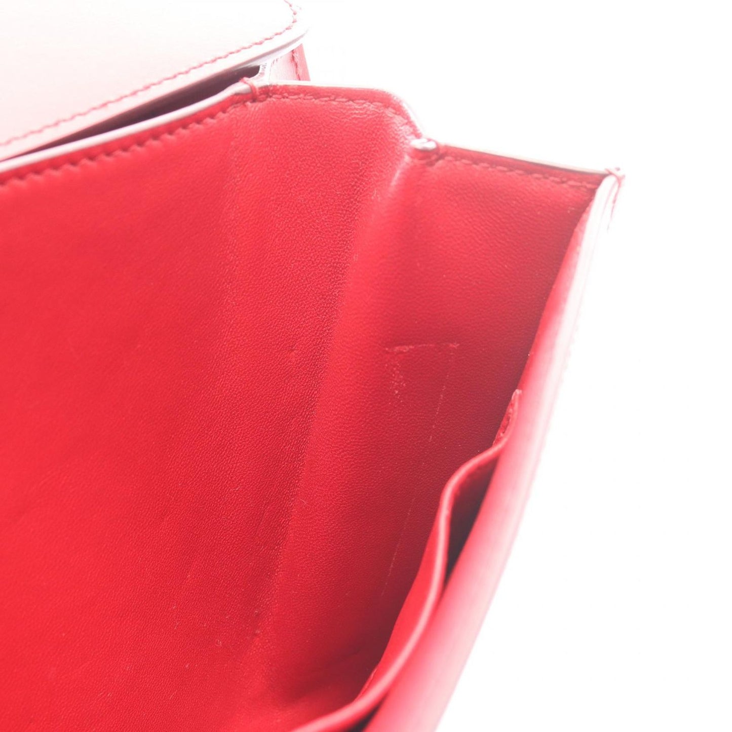Celine Shoulder Bag Classic Box Red Leather — view 7