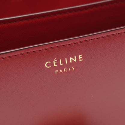 Celine Shoulder Bag Classic Box Red Leather — view 4