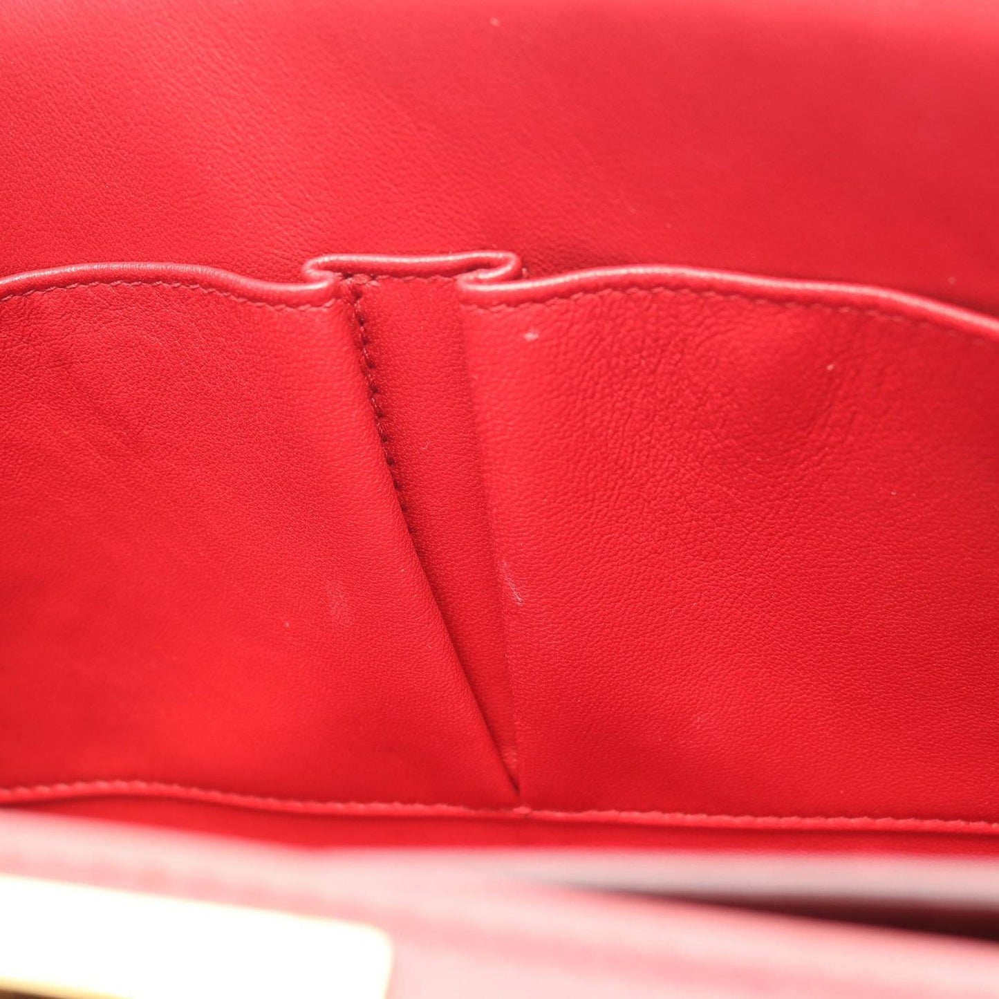 Celine Shoulder Bag Classic Box Red Leather — view 9