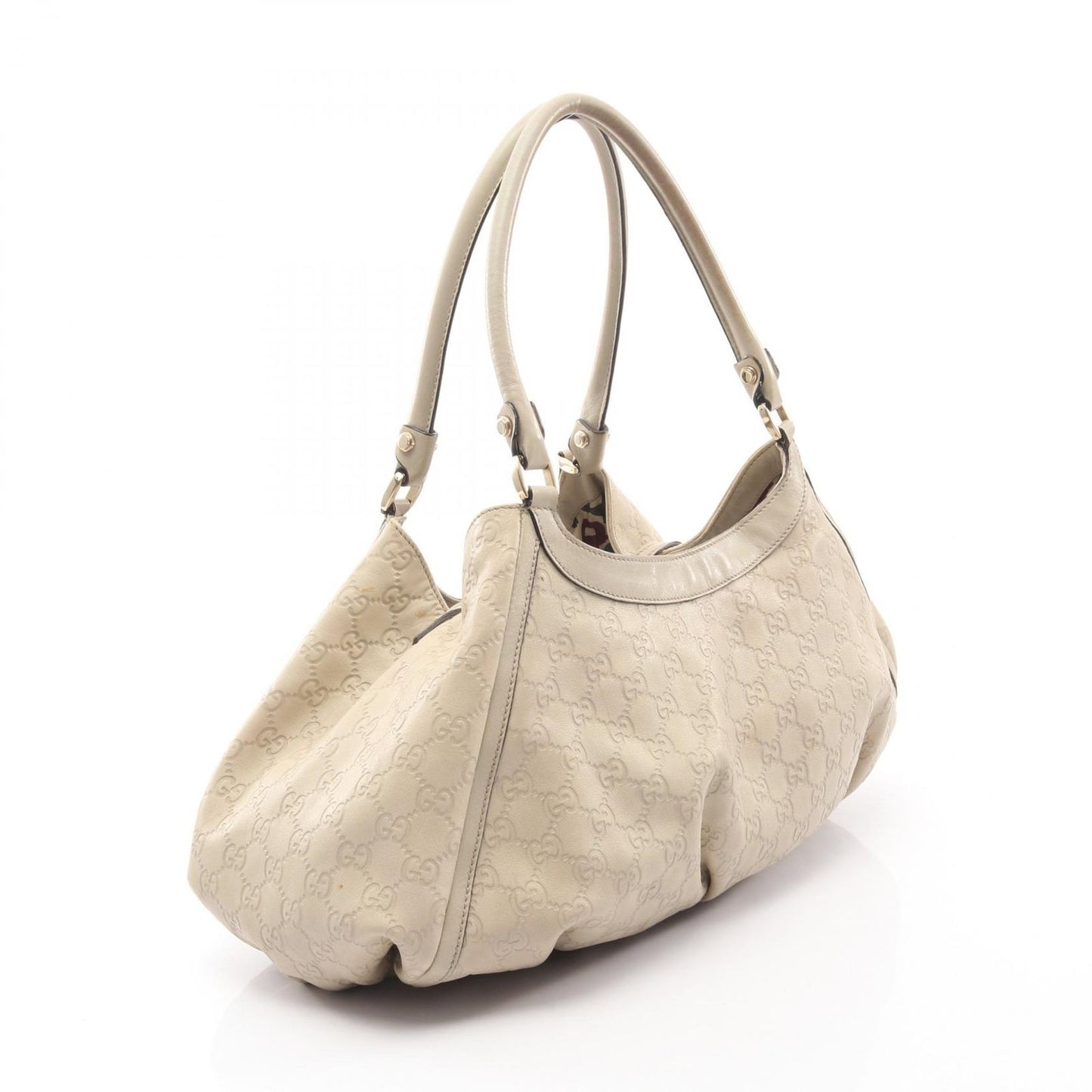 Gucci Shoulder Bag Abbey Guccissima Beige Leather Guccissima — view 2