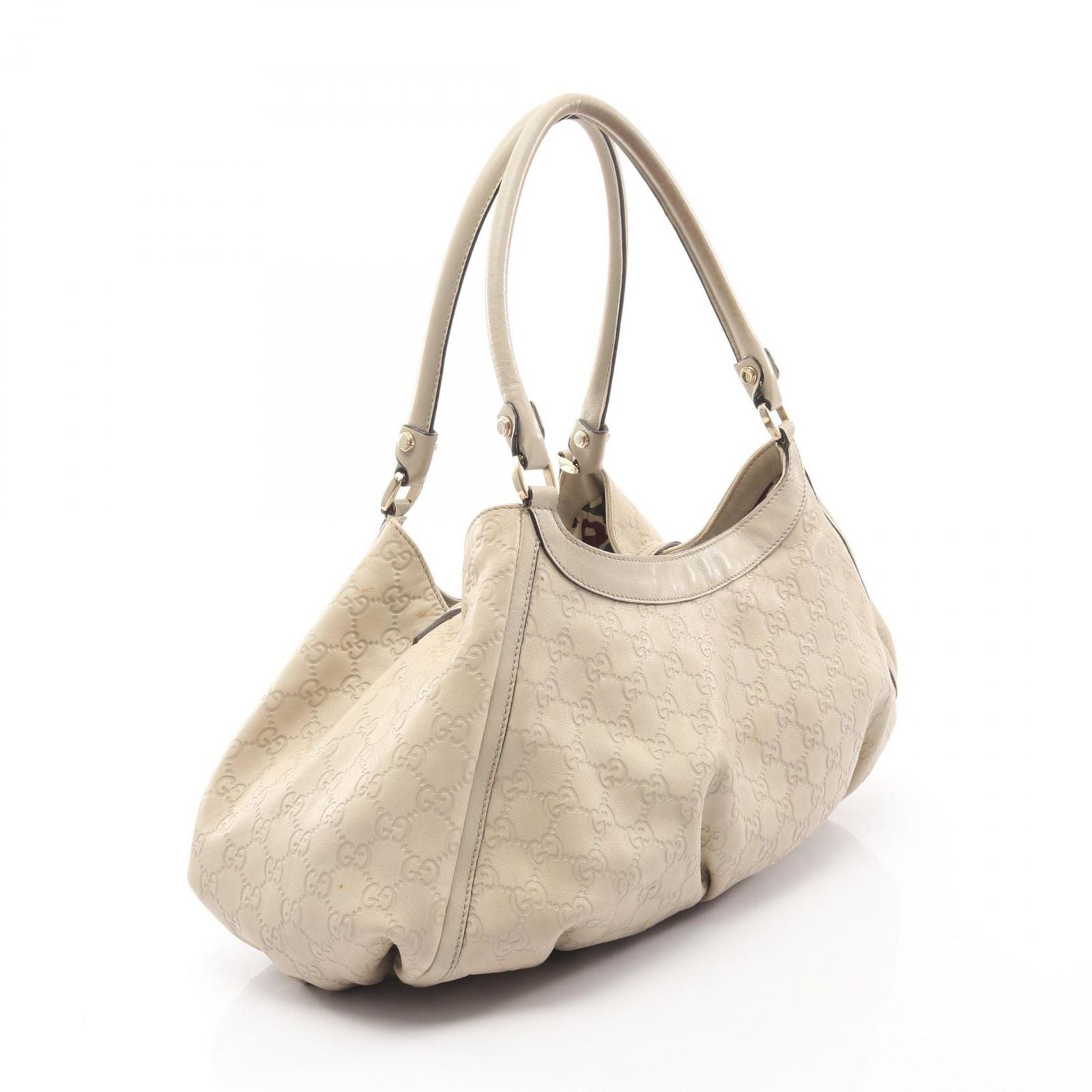 Gucci Shoulder Bag Abbey Guccissima Beige Leather Guccissima — view 2