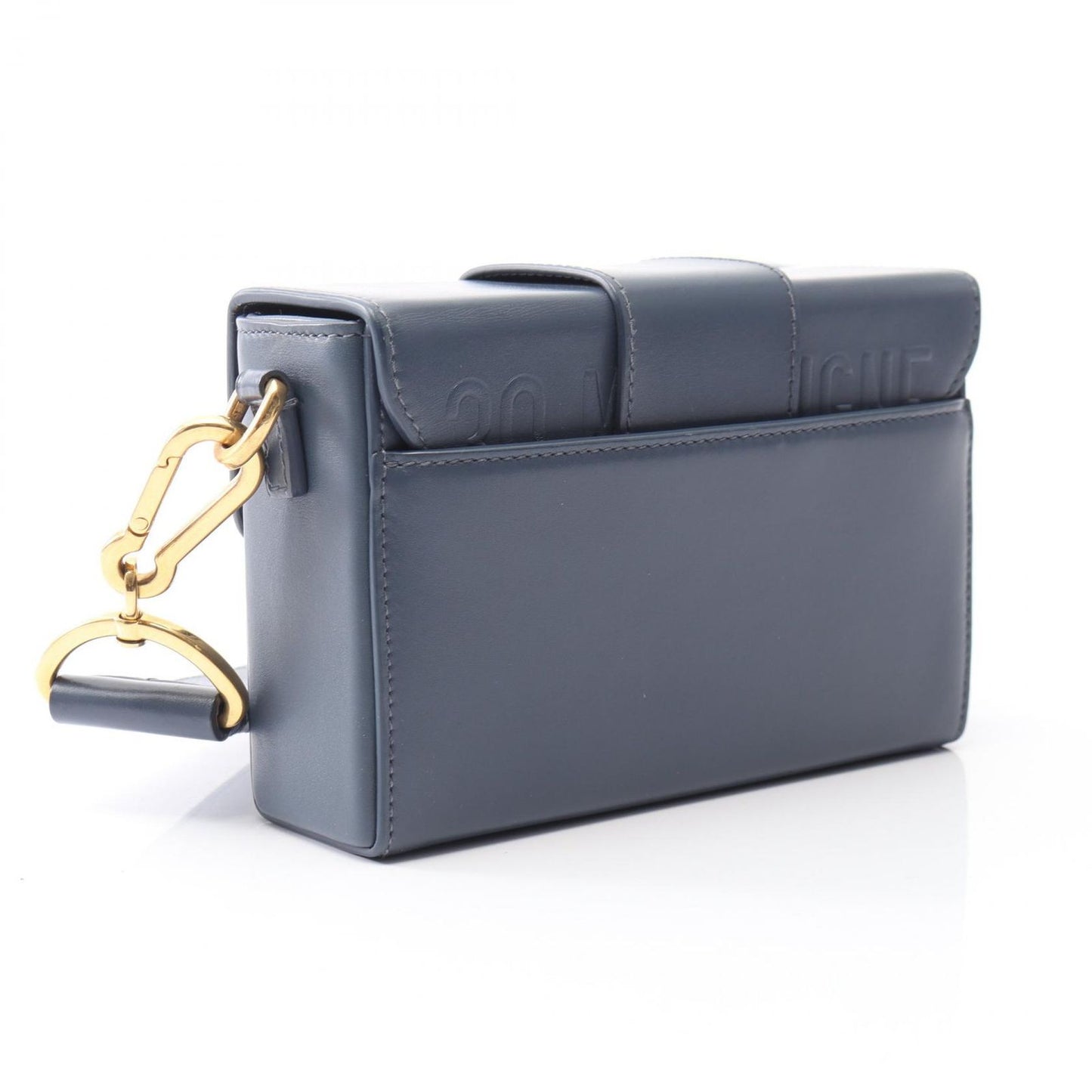 Dior Shoulder Bag 30 Montaigne Box Blue Leather 30 — view 2