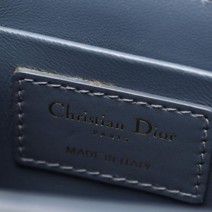 Dior Shoulder Bag 30 Montaigne Box Blue Leather 30 — view 4
