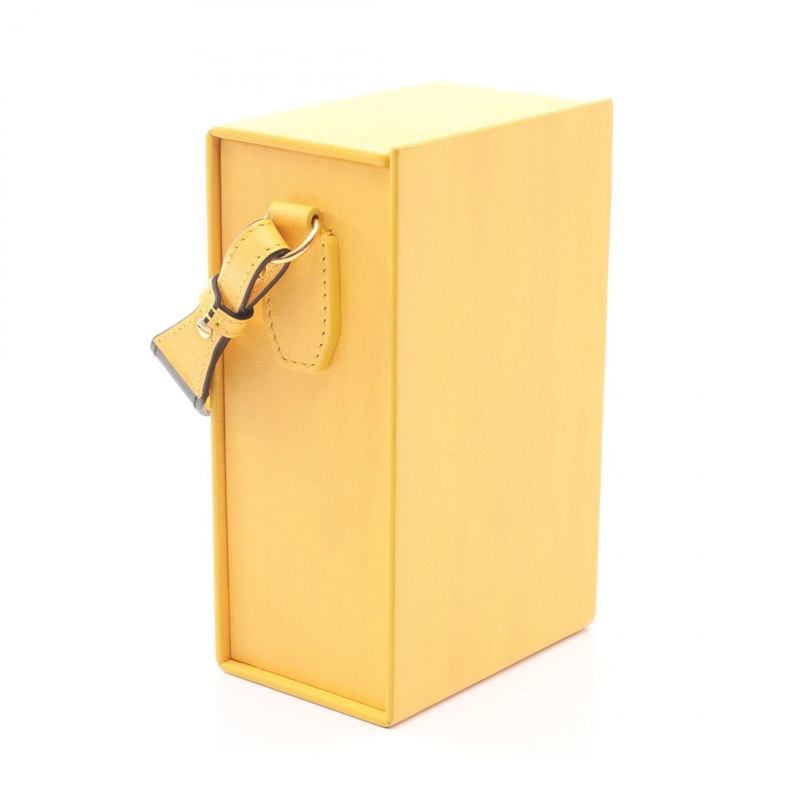 Fendi Shoulder Bag Box Yellow Leather — view 2