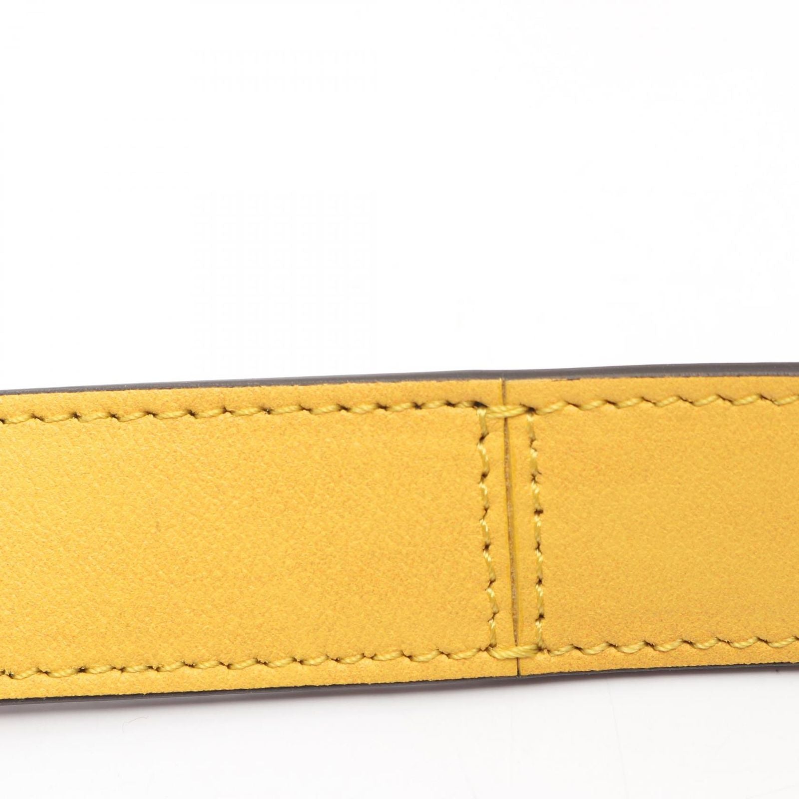Fendi Shoulder Bag Box Yellow Leather — view 6