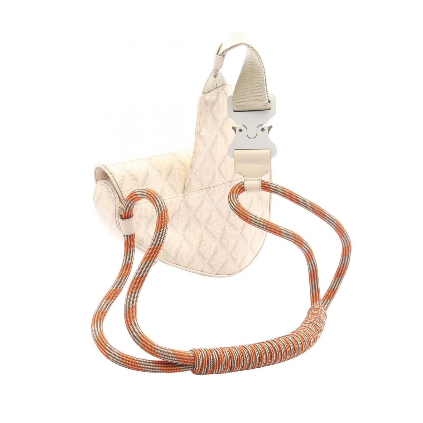 Dior Waist Bag Nautic CD Diamond Beige Canvas Leather CD — view 2