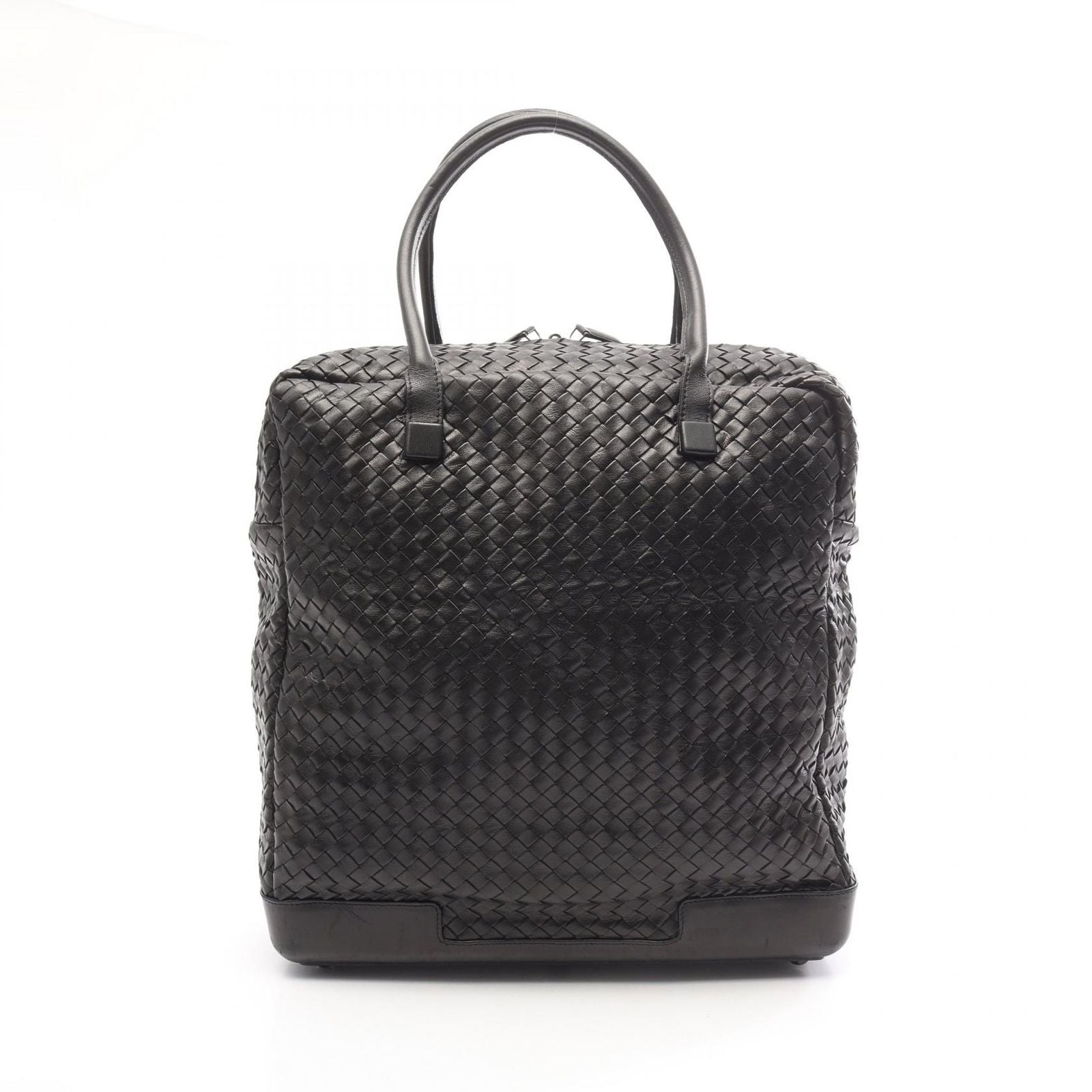 Bottega Veneta Tote Intrecciato Black Leather