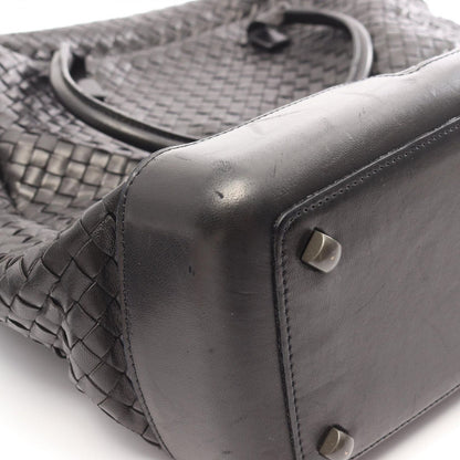 Bottega Veneta Tote Intrecciato Black Leather — view 7