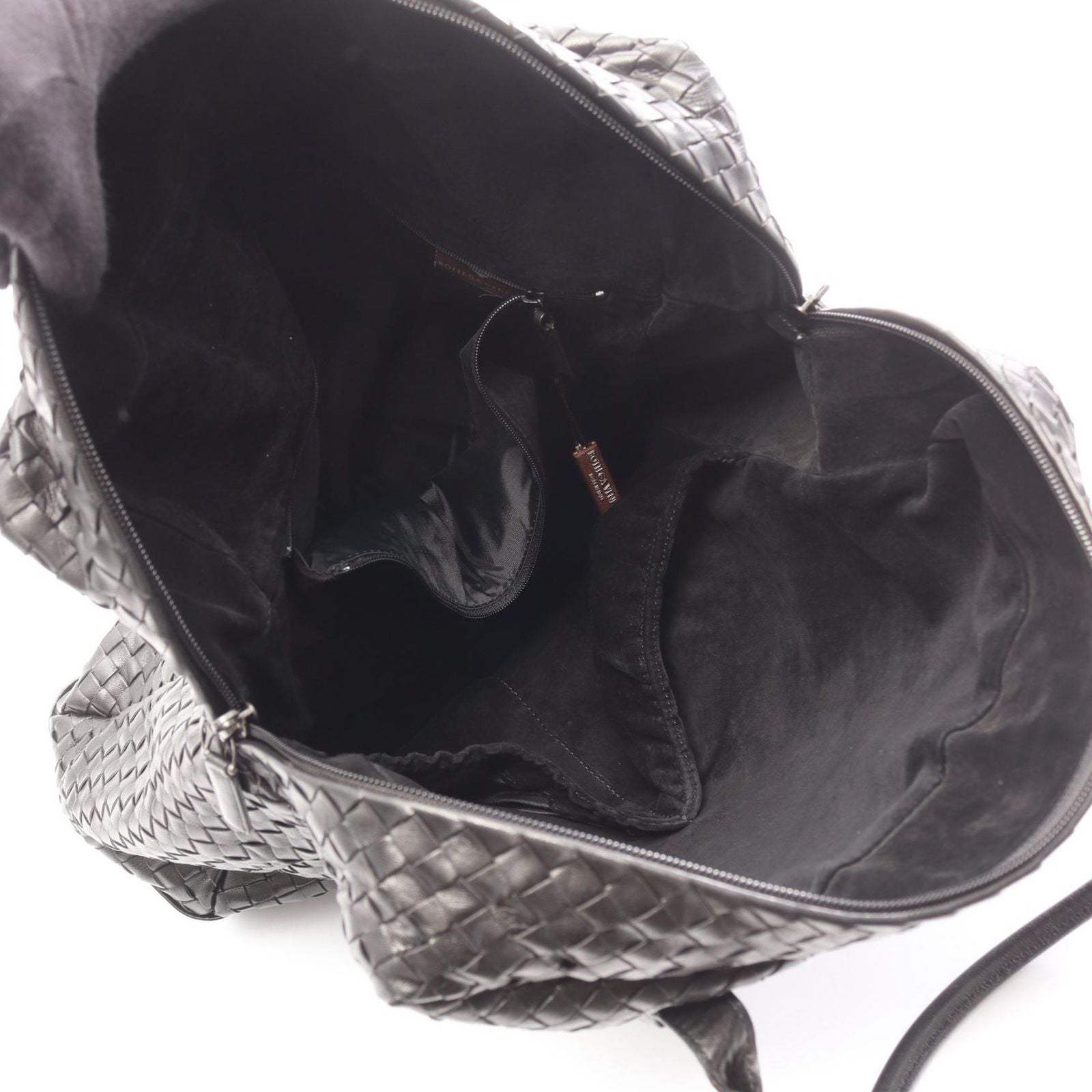 Bottega Veneta Tote Intrecciato Black Leather — view 3