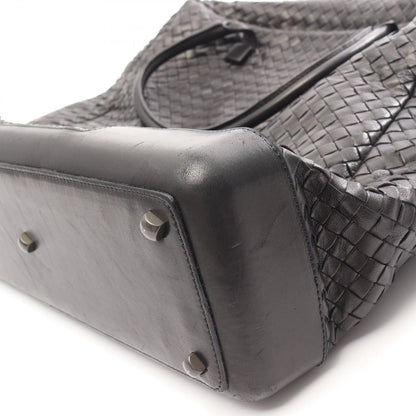 Bottega Veneta Tote Intrecciato Black Leather — view 6