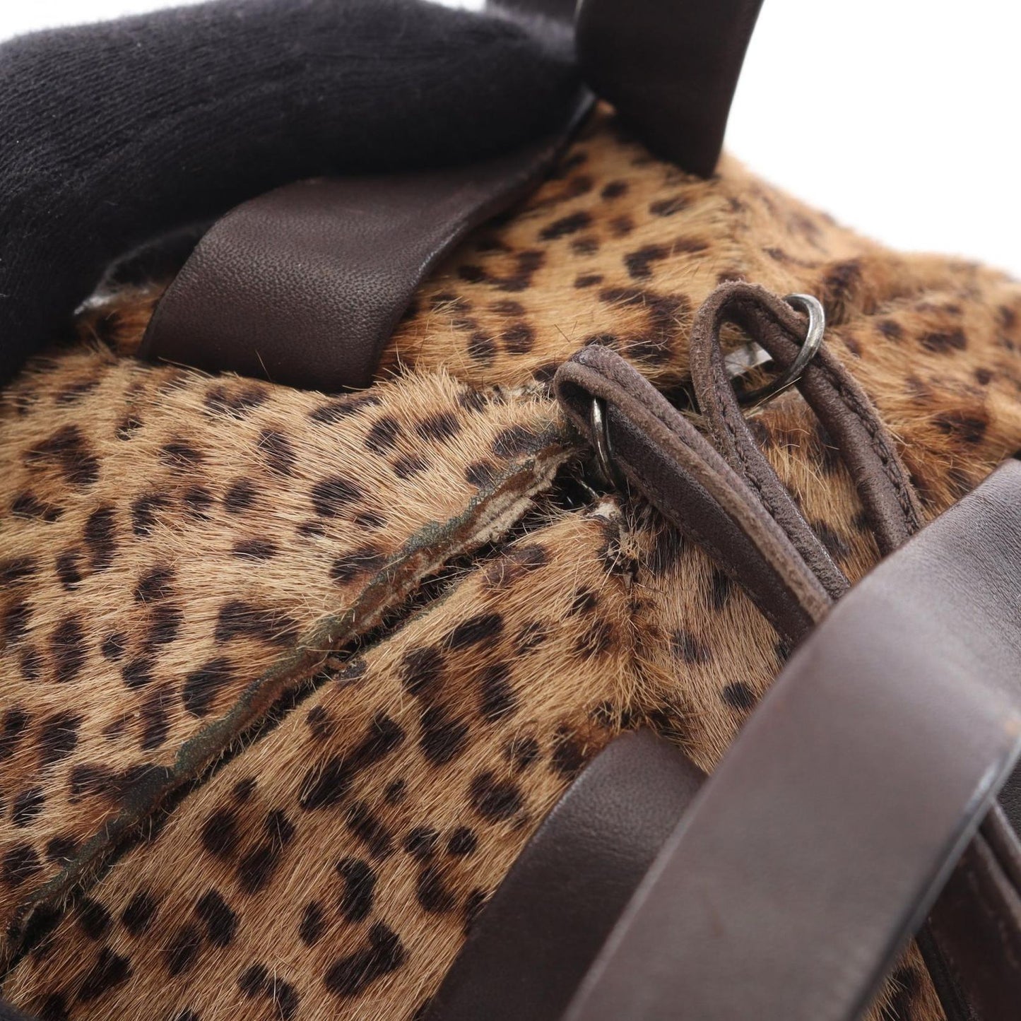 Bottega Veneta Handbag Leopard Brown Leather — view 9
