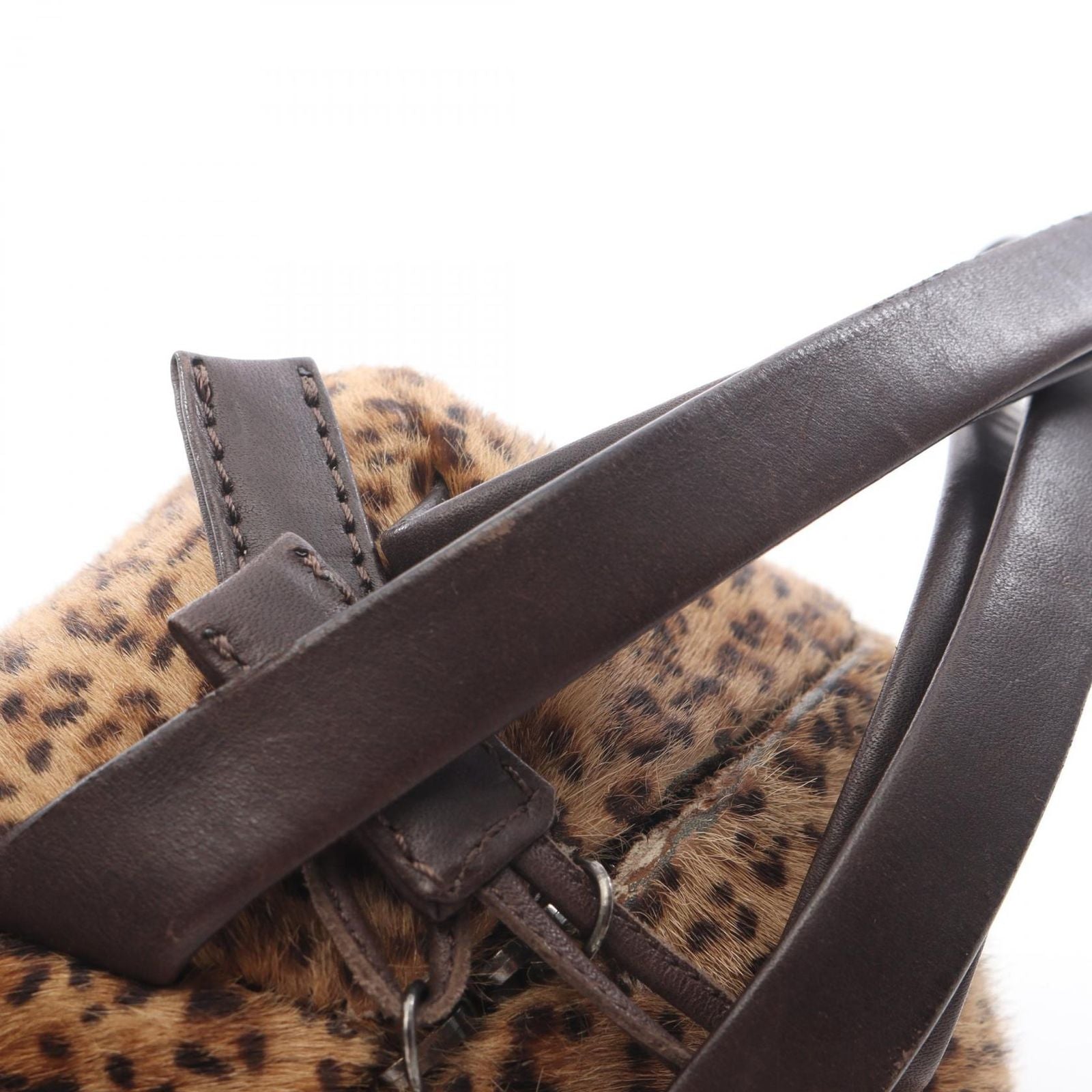 Bottega Veneta Handbag Leopard Brown Leather — view 7
