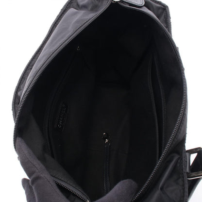 Chanel Tote Paris New York Line Black Nylon Leather — view 3