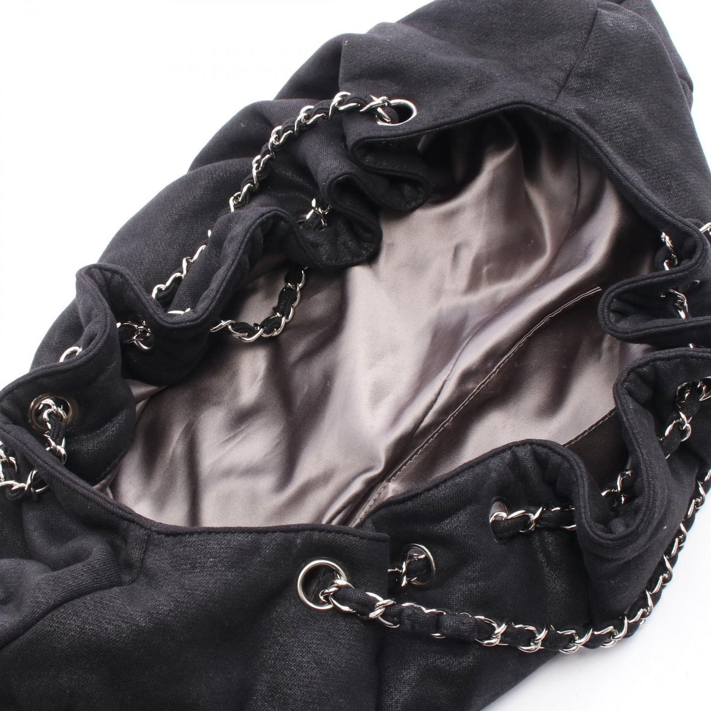Chanel Shoulder Bag Melrose Cabas Cruise Line Black Quilted Chain — view 3