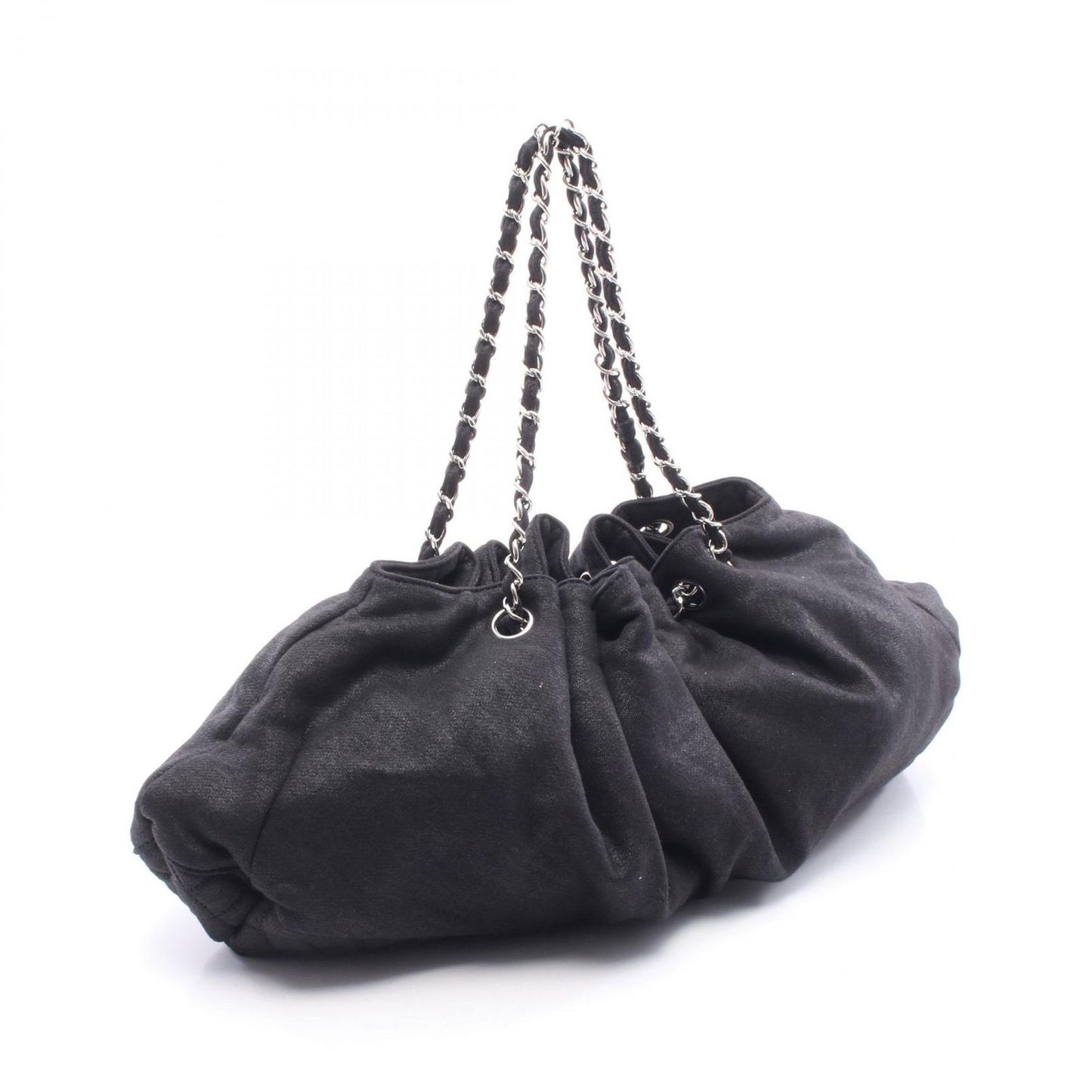 Chanel Shoulder Bag Melrose Cabas Cruise Line Black Quilted Chain — view 2