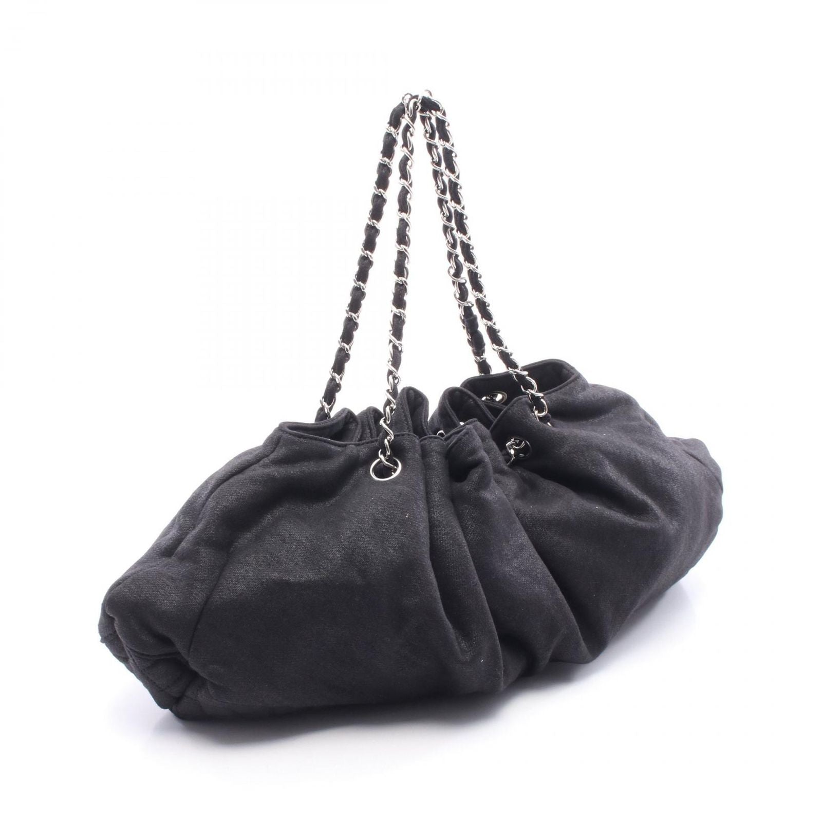 Chanel Shoulder Bag Melrose Cabas Cruise Line Black Quilted Chain — view 2