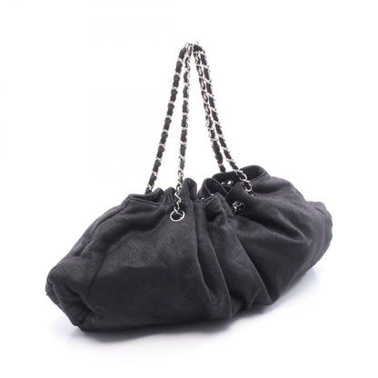 Chanel Shoulder Bag Melrose Cabas Cruise Line Black Quilted Chain — view 2