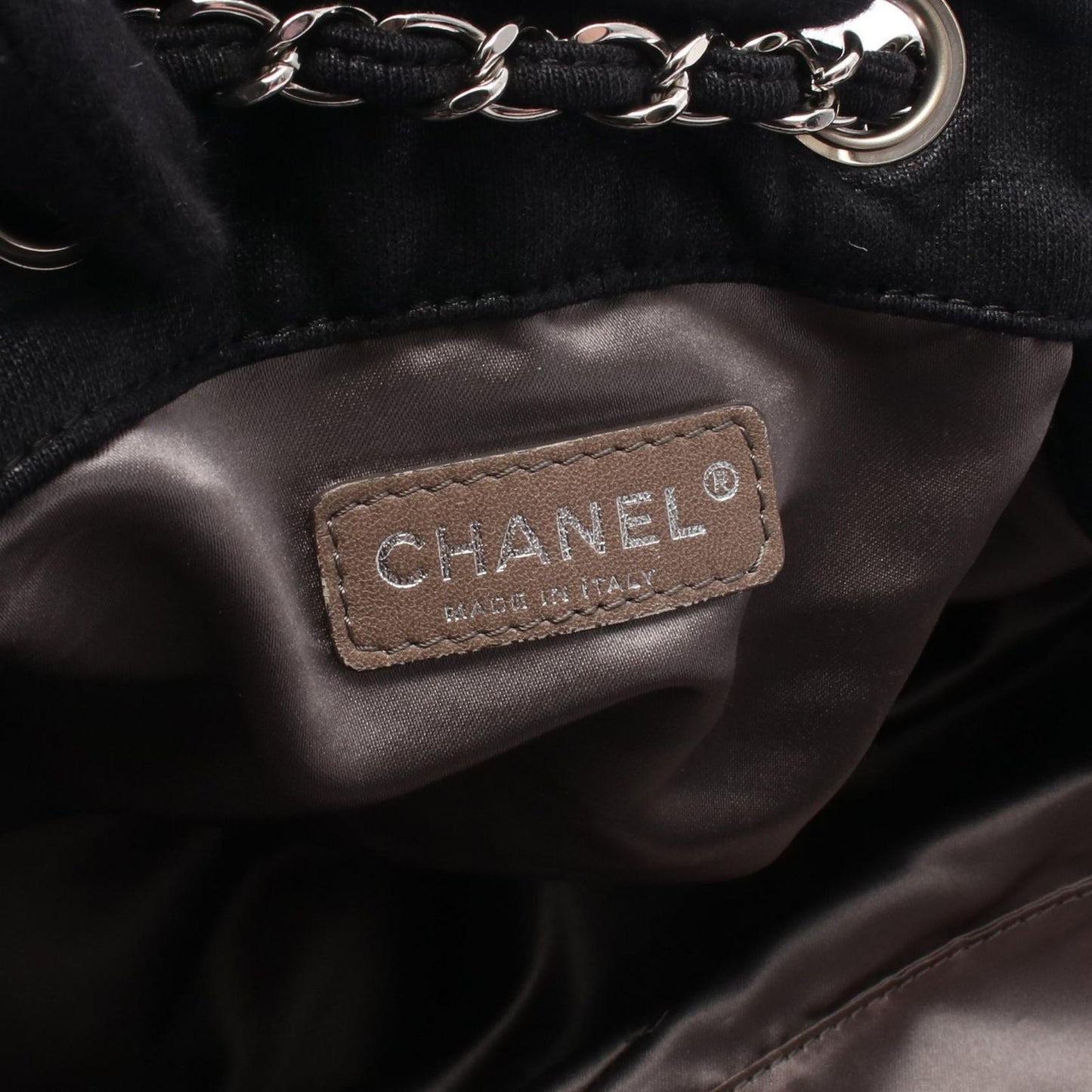Chanel Shoulder Bag Melrose Cabas Cruise Line Black Quilted Chain — view 4