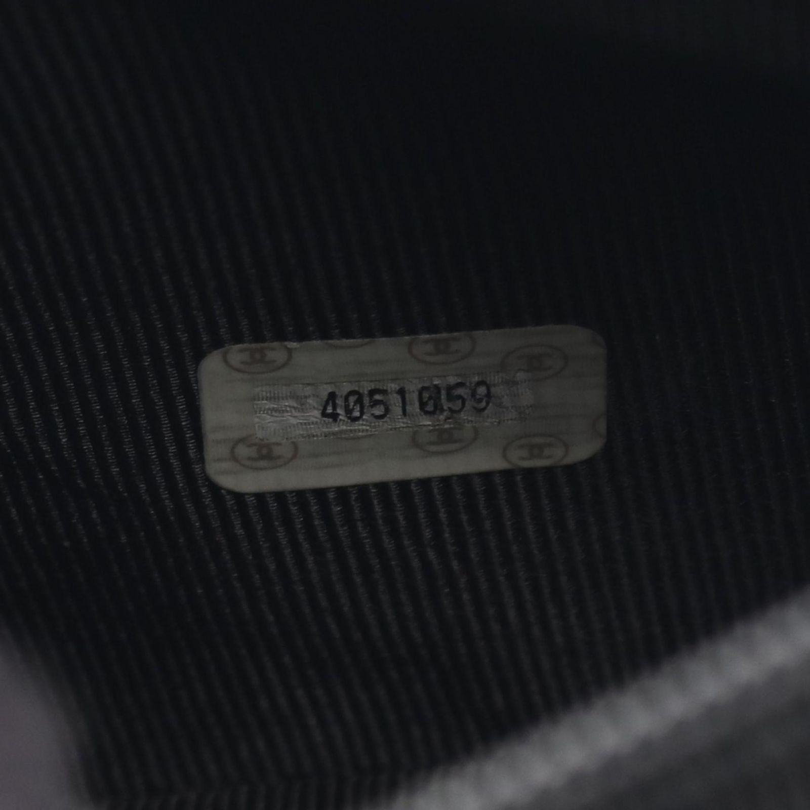 Chanel Backpack Triple CC Logo Black Caviar Leather Coco — view 5