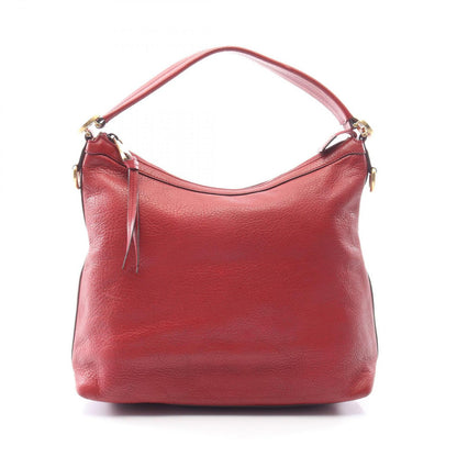 Gucci Shoulder Bag Miss GG Red Leather