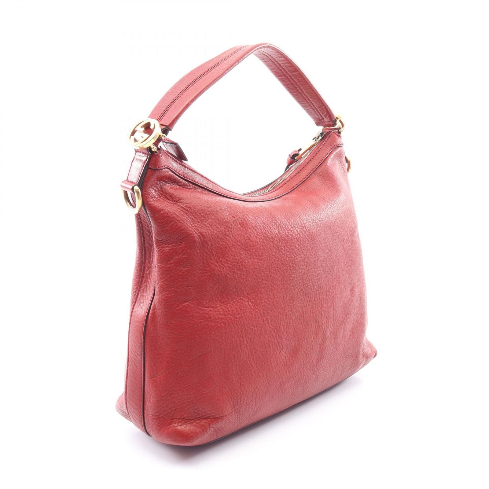 Gucci Shoulder Bag Miss GG Red Leather — view 2