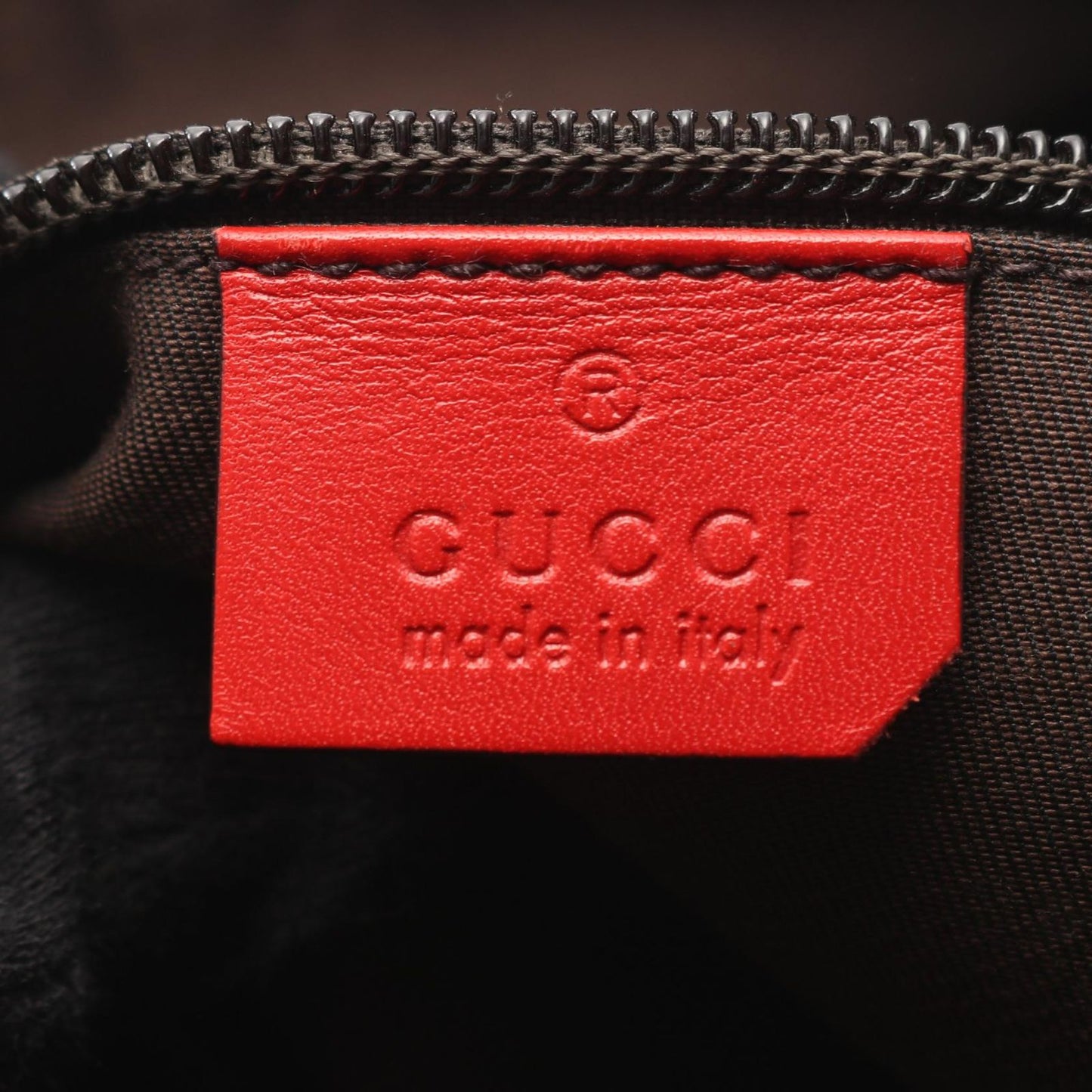 Gucci Shoulder Bag Diamante Red Leather — view 4