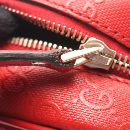 Gucci Shoulder Bag Diamante Red Leather — view 6
