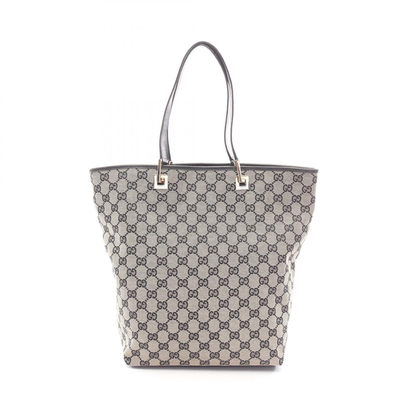 Gucci Tote GG Canvas 002 Beige Black