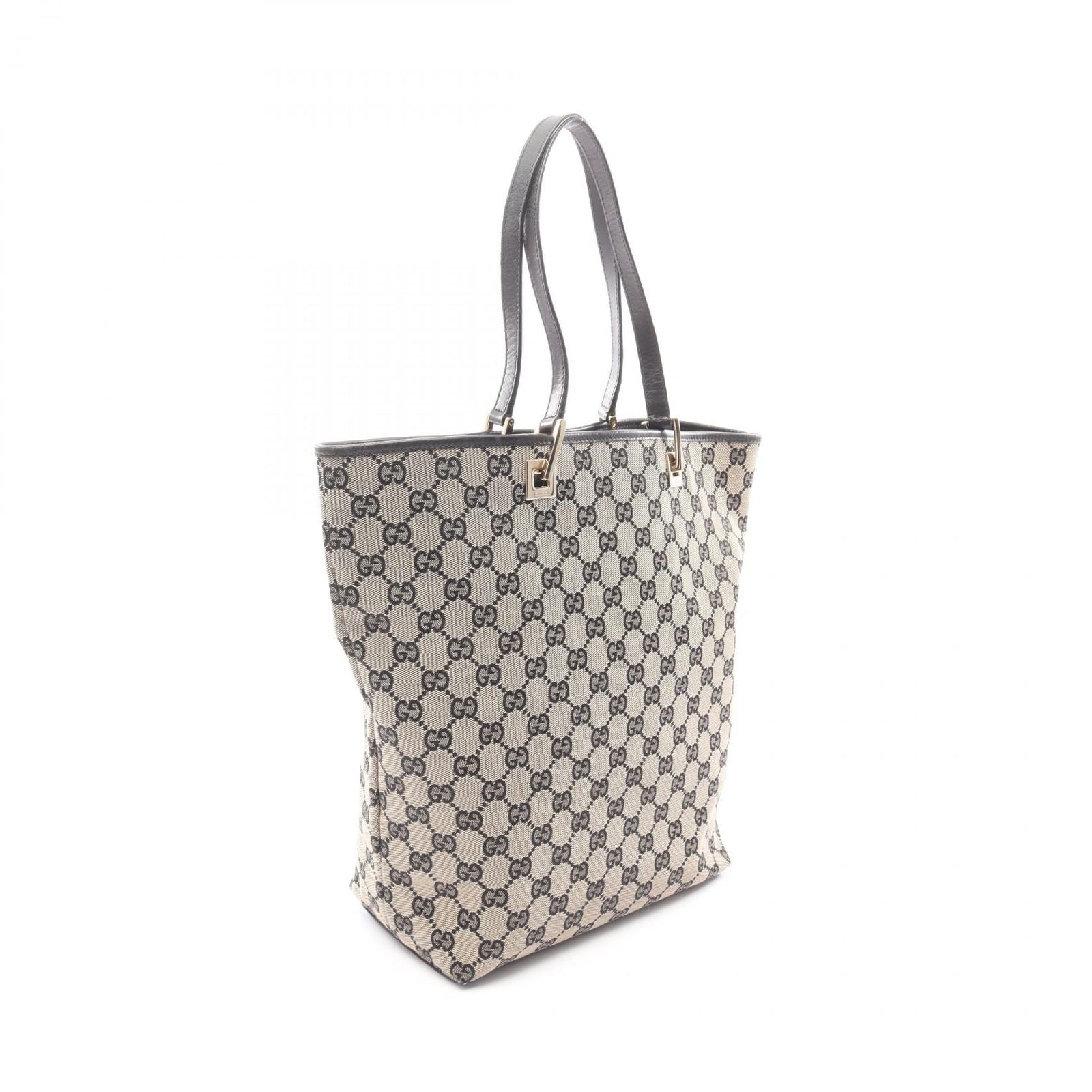 Gucci Tote GG Canvas 002 Beige Black — view 2