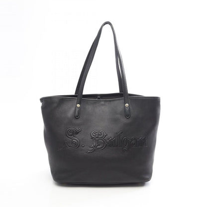 Bvlgari Tote Collezione Black Leather