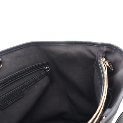 Bvlgari Tote Collezione Black Leather — view 6