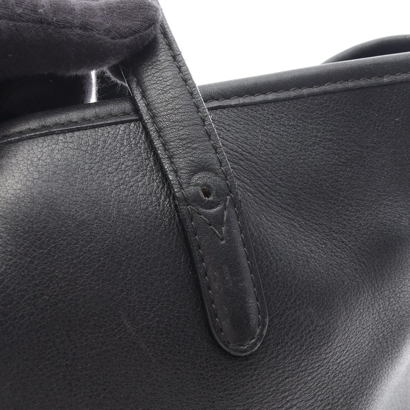 Bvlgari Tote Collezione Black Leather — view 7