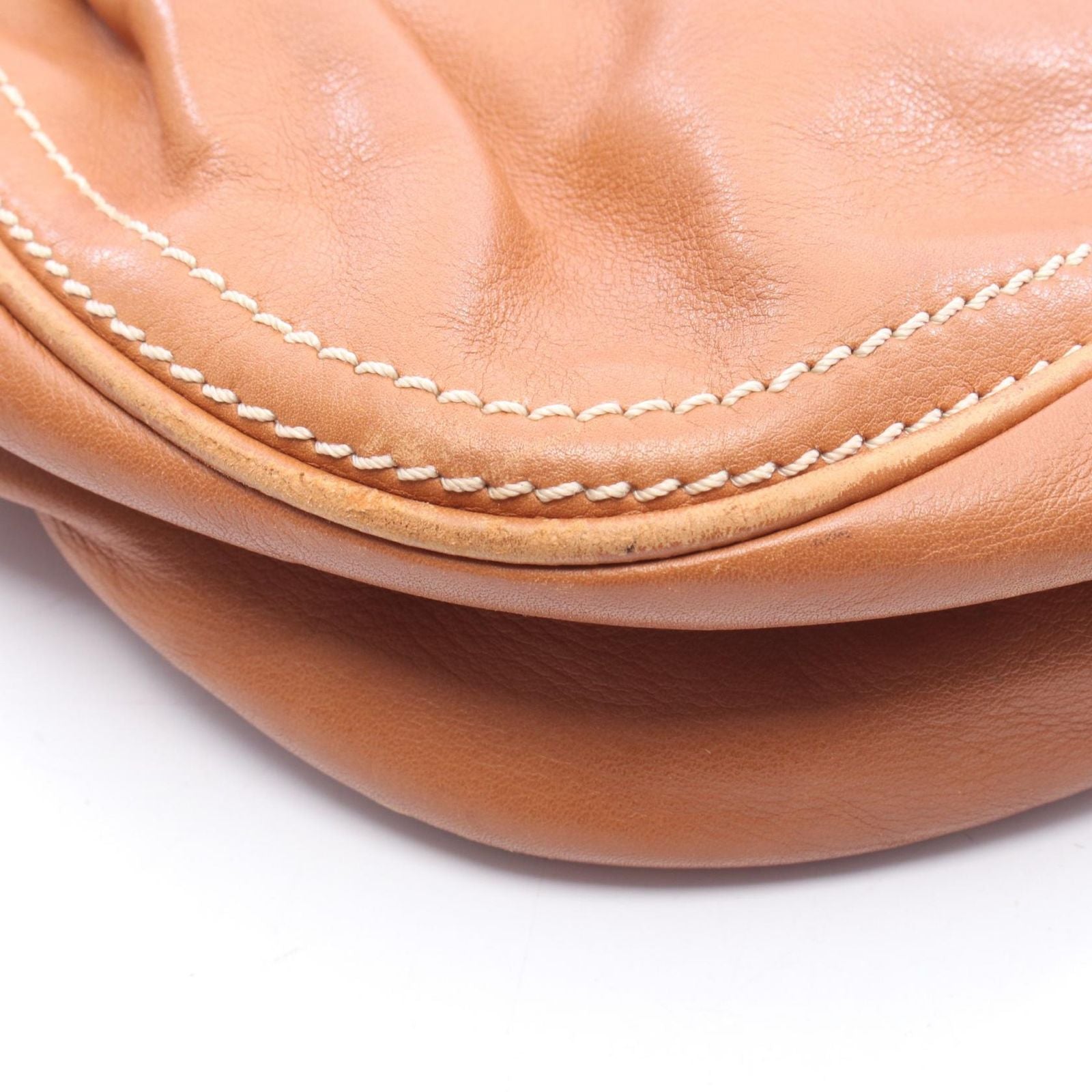 Celine Shoulder Bag Brown Leather — view 8