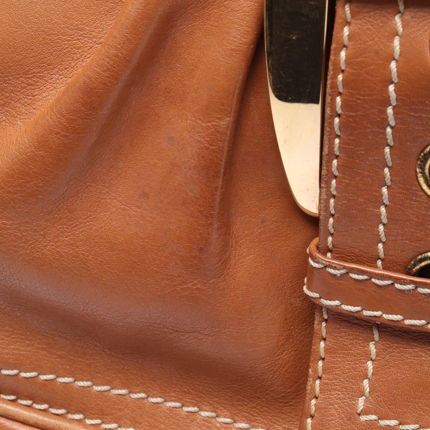 Celine Shoulder Bag Brown Leather — view 7