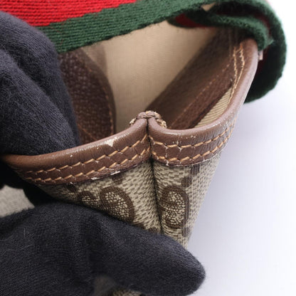 Gucci Tote Vintage GG Plus Sherry Line Beige Canvas Leather — view 9