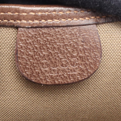 Gucci Tote Vintage GG Plus Sherry Line Beige Canvas Leather — view 4