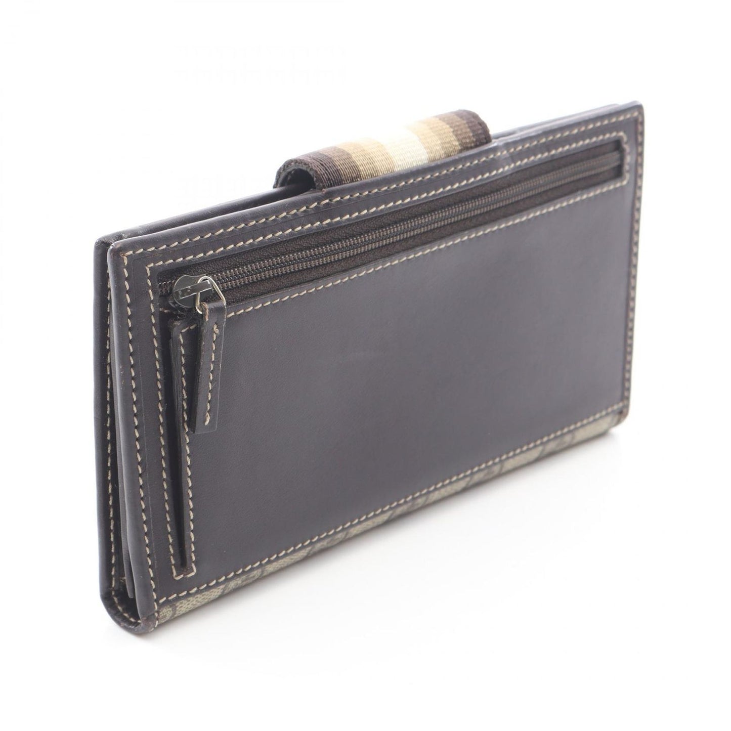 Gucci Bifold Wallet GG Supreme Beige Leather — view 2